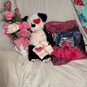 Valentine’s Day build a bear! Comes with everything in picture!